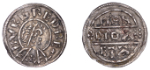 Kings of Mercia, Burgred, Penny, Phase III [V5/A], struck by the moneyer Diga, draped and diademed bust right with...