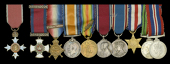 The miniature dress medals worn by Major F. W. ‘Gentleman’ Jackson, C.B.E., D.S.O., late Army Service Corps, who...