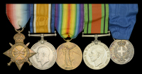 Five: Lieutenant A. R. Moffat, Argyll and Sutherland Highlanders

1914-15 Star (1844 Pte. A. Moffat. A. & S....