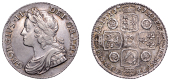 George II (1727-1760), Shilling, 1741, roses (ESC 1717; S 3701). Once cleaned but since retoned, otherwise good very...