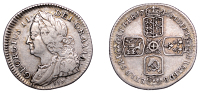 George II (1727-1760), Sixpence, 1745 lima (ESC 1756; S 3710). Very fine, some tone	 £70-£90