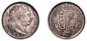 George III (1760-1820), New coinage, Sixpence, 1816 (ESC 2191; S 3791). Toned over lustrous fields, nearly extremely...