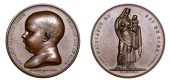 FRANCE, Naissance du roi de Rome [Birth of the King of Rome], 1811, a copper medal by B. Andrieu and J.-M. Jouannin...
