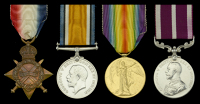Four: Sergeant F. J. Corby, Royal Army Medical Corps

1914-15 Star (1813. Pte. F. J. Corby. R.A.M.C.); British War...