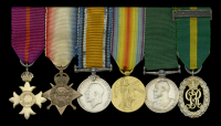 The mounted group of six miniature dress medals worn by Major H. G. Shorto, Army Service Corps

The Most Excellent...