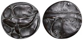 NETHERLANDS, The Whale, 1995, a cast bronze medal [Niewjaarspenning] by G.H. Steyn, whale swimming to left, rev. arc...