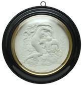 ENGLAND, William Etty, 1872, a large plaster model, unsigned [by G.G. Adams] for the rev. of his Art Union of London...