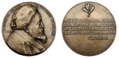 FRANCE, Pierre de Nolhac, 1936, a large Art Déco bronze medal by P.-M. Dammann for Arthus-Bertrand, bust right,...
