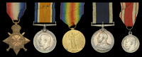 Five: Private R. J. Nixon, Royal Marine Light Infantry, who was decorated by the Tsar of Russia for serviced aboard...