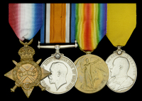 Four: Squadron Quartermaster Sergeant T. P. Hender, Royal 1st Devon Yeomanry

1914-15 Star (788 Sjt. T. P. Hender....