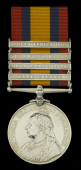 Queen’s South Africa 1899-1902, 4 clasps, Cape Colony, Orange Free State, Diamond Hill, South Africa 1901,...