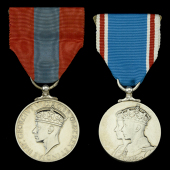Pair: Mr. S. L. Rowe, Acting Foreman of Works, H.M. Dockyard, Devonport

Imperial Service Medal, G.VI.R., 1st...
