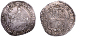 Charles I (1625-1649), Tower mint, Halfcrown, Gp II, type 2c, mm. harp (flanked by pellets both sides) [1632-3],...