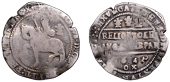 Charles I (1625-1649), Oxford mint, Halfcrown, 1645, mm. Oxford plume on obv. only, Briot horseman, Oxford plume...