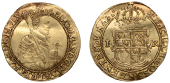 James I (1603-1625), Second coinage, Unite, fourth bust, mm. tower, 9.84g/12 (Schneider 27; N 2084; S 2619). A few...