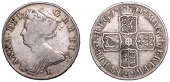 Anne (1702-1714), Halfcrown, 1707e, edge sexto (ESC 1379; S 3605). About fine	 £70-£90