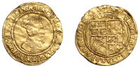 James I (1603-1625), Second coinage, Gold ‘Britain’ Crown, third bust, mm. tower, 2.42g/10h (SCBI Schneider 50;...