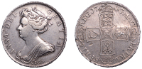 Anne (1702-1714), Halfcrown, 1703 vigo, edge tertio (ESC 1358; S 3580). Good fine, cleaned	 £90-£120