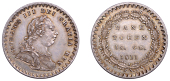 George III (1760-1820), Bank of England, Eighteen Pence, 1811 (ESC 2112; S 3771). Attractive cabinet tone, extremely...