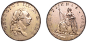 George III (1760-1820), Soho Mint, Birmingham, Pattern Halfpenny, 1788 (late Soho), by J.-P. Droz, in brown-gilt...