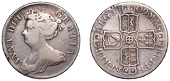 Anne (1702-1714), Halfcrown, 1709, edge octavo (ESC 1371; S 3604). Fine	 £60-£80