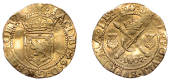 James VI (1567-1625), Before Accession, Eighth coinage, Half-Sword and Sceptre piece, 1602, mm. quatrefoil, 2.44g/2h...