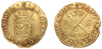 James VI (1567-1625), Before Accession, Eighth coinage, Sword and Sceptre piece, 1602, mm. quatrefoil, 5.00g/1h...