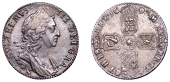 William III (1694-1702), Shilling, 1697n, first bust (ESC 1184; S 3501). Adjustment marks, better than very fine
	...
