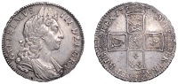 William III (1694-1702), Halfcrown, 1700, edge dvodecimo (ESC 1043; S 3494). Lightly toned with some marking in...