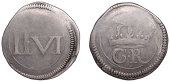 Charles I (1625-1649), Ormonde Money, Halfcrown, triangle between c-r, r with scrolled tail, small figures on rev.,...