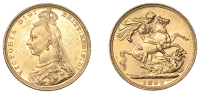 Australia, Victoria, Sovereign, 1893m, Jubilee head, Melbourne (Hill 137; S 3867C). Almost extremely fine	 £800-£900