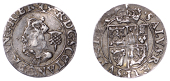 Charles I (1625-1649), Fourth coinage, Three Shillings, no mm., 1.62g/6h (SCBI 35, 1535, same obv. die; Murray a/b;...