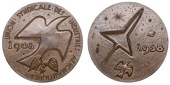 FRANCE, Union Syndicale des Industries Aéronautiques [Union of Aeronautical Industries], 1958, a bronze award medal...