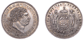 Gold Coast, George III, Half-Ackey, 1818 (Vice 6; KM 8). Very light scratching to right of reverse, otherwise good...