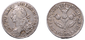 William II (1694-1702), Five Shillings, type I, 1695, reads gvl ·, stop before date, 2.25g/12h (D 156; SCBI 35,...