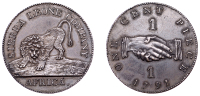 Sierra Leone, Sierra Leone Co, Proof Penny, 1791, in bronzed-copper, esmall type, dge plain, 12.69g/6h (Vice 9A; KM...
