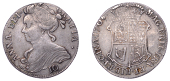 Anne (1702-1714), Ten Shillings, 1706, reads regina, 4.57g/12h (SCBI 35, -; B 2a, fig.-; S 5701). Light cabinet...