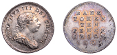 George III (1760-1820), Bank of Ireland coinage, Ten Pence, 1805 (S 6617). Light scratches, about extremely fine,...