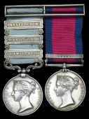 Pair: Troop Sergeant-Major Benjamin Nice, 22nd Light Dragoons, late 94th Regiment (Scotch Brigade)

Army of India...