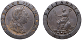 George III (1760-1820), Pre-1816 issues, Twopence, 1797 (BMC 1077; S 3776). Toned, good fine	 £10-£20