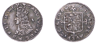 Charles II (1660-1685), Second Hammered issue, Penny, mm. crown, bust within legend, reads avspice, 0.50g/6h (ESC...