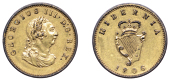 George III (1760-1820), Soho coinage, Proof Farthing, 1806, in gilt-copper, edge centre-grained, 4.32g/6h (S 6622)....