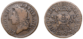 James II (1685-1691), Gunmoney coinage, Halfcrown, small size, May 1690, 10.00g/12h (Withers 43/48; S 6580B2). Fair...