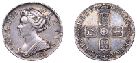 Anne (1702-1714), Sixpence, 1703 vigo (ESC 1446; S 3590). Cabinet tone, better than very fine	 £150-£200