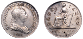 George III (1760-1820), Bank of Ireland coinage, Thirty Pence, 1808, top of harp points below o in token (S 6616)....