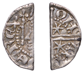 Alexander III (1249-1286), First coinage, Cut half-Sterling, type III, St Andrews, Tomas, [tomas] on an, 0.64g/6h...