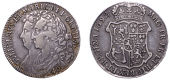 William and Mary (1689-1694), Forty Shillings, 1692, edge qvarto, 18.31g/1h (D 104; SCBI 35, 1697-9, B 6, fig. 1066;...