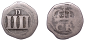 Charles I (1625-1649), Ormonde Money, Groat, thick letters and small d on rev., 1.84g/6h (S 6548; DF 303). Fine,...