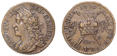 James II (1685-1691), Gunmoney coinage, Halfcrown, 1689 Oct., single dot after month, 14.86g/1h (Withers 33/31; S...