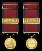 The Field Officer’s Gold Medal for Vittoria and clasp for St Sebastian awarded to Brevet Major Francis Scott, 2nd...